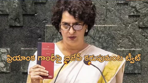 Priyanka Gandhi Oath Taking: మలయాళీ చీర కట్టు.. రాజ్యాంగం చేతబట్టి.. ఎంపీగా ప్రియంకా గాంధీ ప్రమాణ స్వీకారం