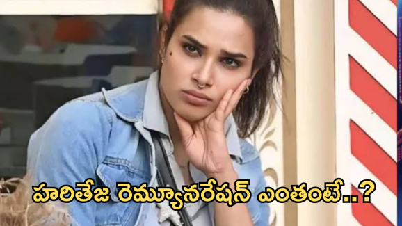 Bigg Boss Hariteja : బిగ్ బాస్ 8 నుంచి హరితేజ అవుట్.. రెమ్యూనరేషన్ ఎన్ని లక్షలంటే..?