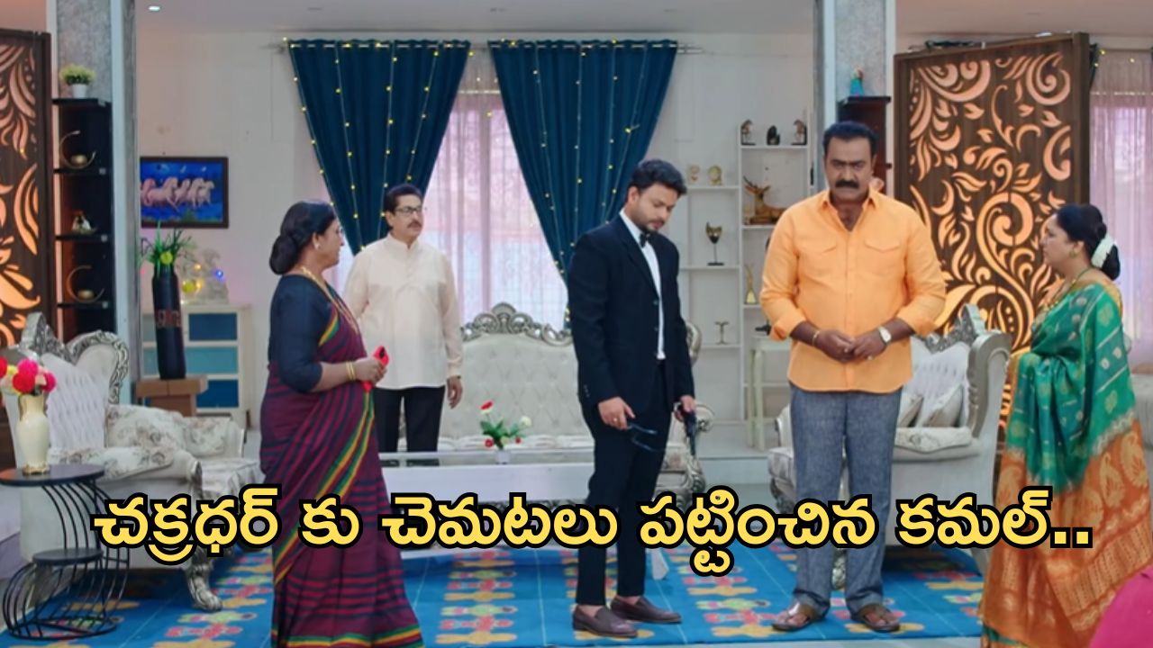 Intinti Ramayanam Today Episode :  అవని ఏడ్పును విని ఎంజాయ్ చేస్తున్న పల్లవి.. చక్రధర్ కు చెమటలు పట్టించిన కమల్..