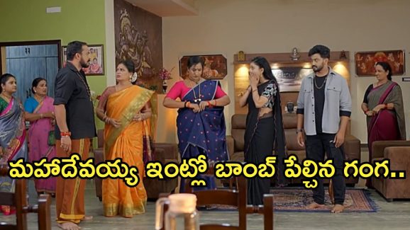 Satyabhama Today Episode : డీఎన్ఏ పరీక్షకు   ఒప్పుకోని మహాదేవయ్య.. అసలు తండ్రి ఎవరో తెలుసుకున్న క్రిష్..