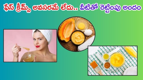Best Face Packs: ఫేస్ క్రీమ్‌లు అవసరమే లేదు.. వీటితో రెట్టింపు అందం