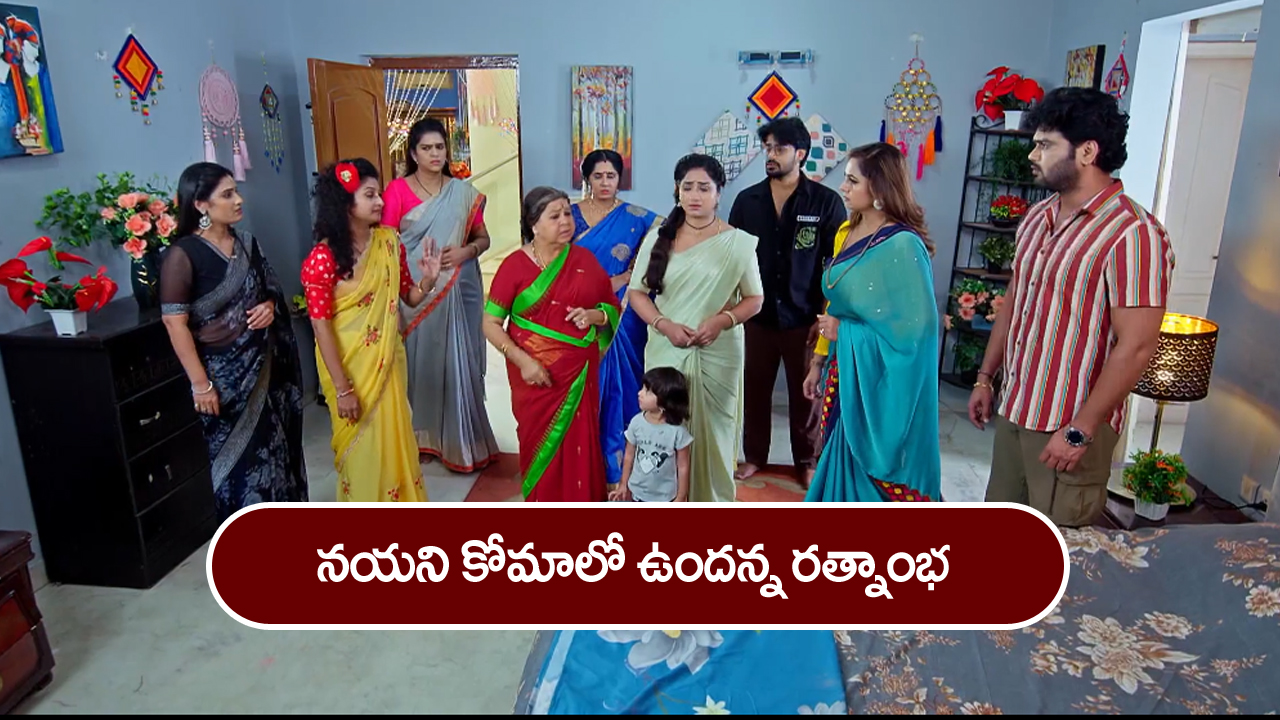 Trinayani Serial Today January 1st: ‘త్రినయని’ సీరియల్‌:   ప్లేటు ఫిరాయించిన రత్నాంభ –  నయని కోమాలో ఉందన్న రత్నాంభ  