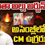 Sandhya Theatre Stampede : అల్లు అర్జున్ రోడ్డు షో వల్లే ప్రమాదం జరిగింది… అసెంబ్లీలో సీఎం రేవంత్ రెడ్డి