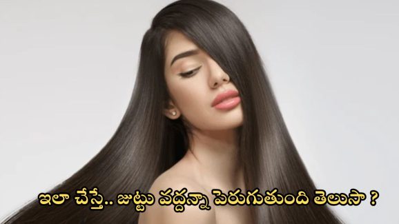 Long Hair Tips: ఇలా చేస్తే.. వద్దన్నా జుట్టు పెరుగుతుంది తెలుసా ?