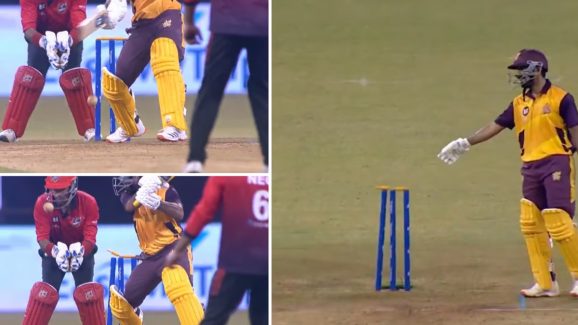 Watch Video: ఔటా.. నాటౌటా…బిత్తరపోయిన ప్లేయర్లు.. వీడియో వైరల్