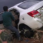 Yadadri Accident: యాదాద్రి జిల్లాలో ఘోర రోడ్డు ప్రమాదం, చెరువులోకి దూసుకెళ్లిన కారు