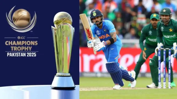 ICC Champions Trophy 2025: ఒకే గ్రూప్ లో ఇండియా, పాక్.. షెడ్యూల్ ఇదే ?