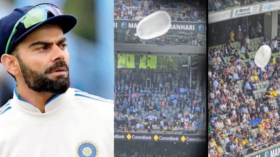 IND vs AUS: మైదానంలో కండోమ్ బెలూన్ కలకలం.. వీడియో వైరల్