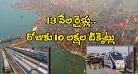 Mahakumbh-2025: మహా కుంభమేళాకు వెళ్లే భక్తులకు రైల్వేశాఖ గుడ్ న్యూస్, ఎన్ని వేల రైళ్లు కేటాయించిందంటే?