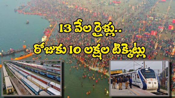 Mahakumbh-2025: మహా కుంభమేళాకు వెళ్లే భక్తులకు రైల్వేశాఖ గుడ్ న్యూస్, ఎన్ని వేల రైళ్లు కేటాయించిందంటే?