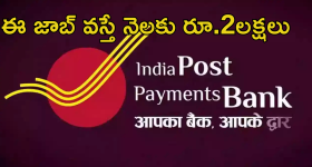 India Post Payments Bank: ఇండియా పోస్ట్ పేమెంట్ బ్యాంకులో జాబ్స్.. రూ.2లక్షల వరకు జీతం భయ్యా..!