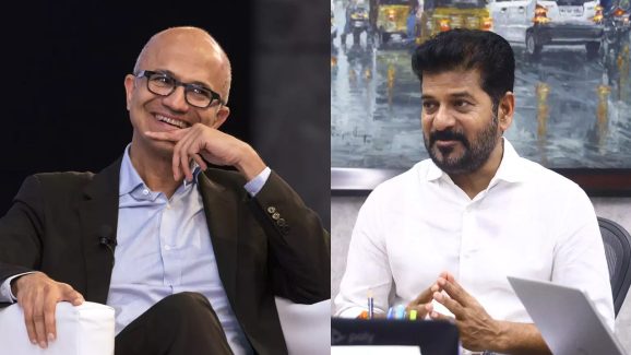 CM Revanth Reddy: సీఎం రేవంత్‌తో కాసేపట్లో సత్య నాదెళ్ల భేటీ..  మైక్రోసాఫ్ట్ విస్తరణపై చర్చ