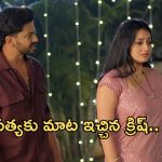 Satyabhama Today Episode : సత్య ప్రేమకు క్రిష్ ఫిదా.. మహాదేవయ్యకు మాట ఇచ్చిన క్రిష్..