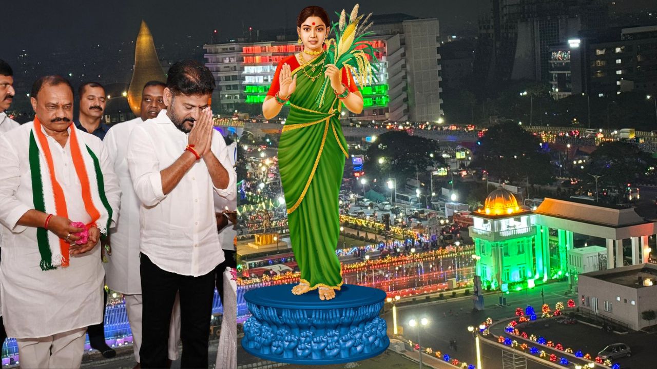 CM Revanth Reddy: యావత్ తెలంగాణ తరించిన వేళ.. తెలంగాణ తల్లి విగ్రహావిష్కరణ.. జాతికే గర్వమన్న సీఎం రేవంత్ రెడ్డి