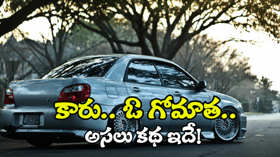 Viral News: కారు వెంటపడ్డ గోమాత.. అస్సలు కదలనివ్వలేదు