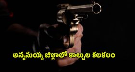 Gun Fire: అన్నమయ్య జిల్లాలో కాల్పుల కలకలం.. ఒకరు మృతి..