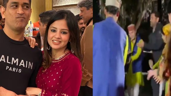 MS Dhoni Sakshi Dance: భార్య సాక్షితో కలిసి ధోనీ డాన్స్…వీడియో వైరల్‌