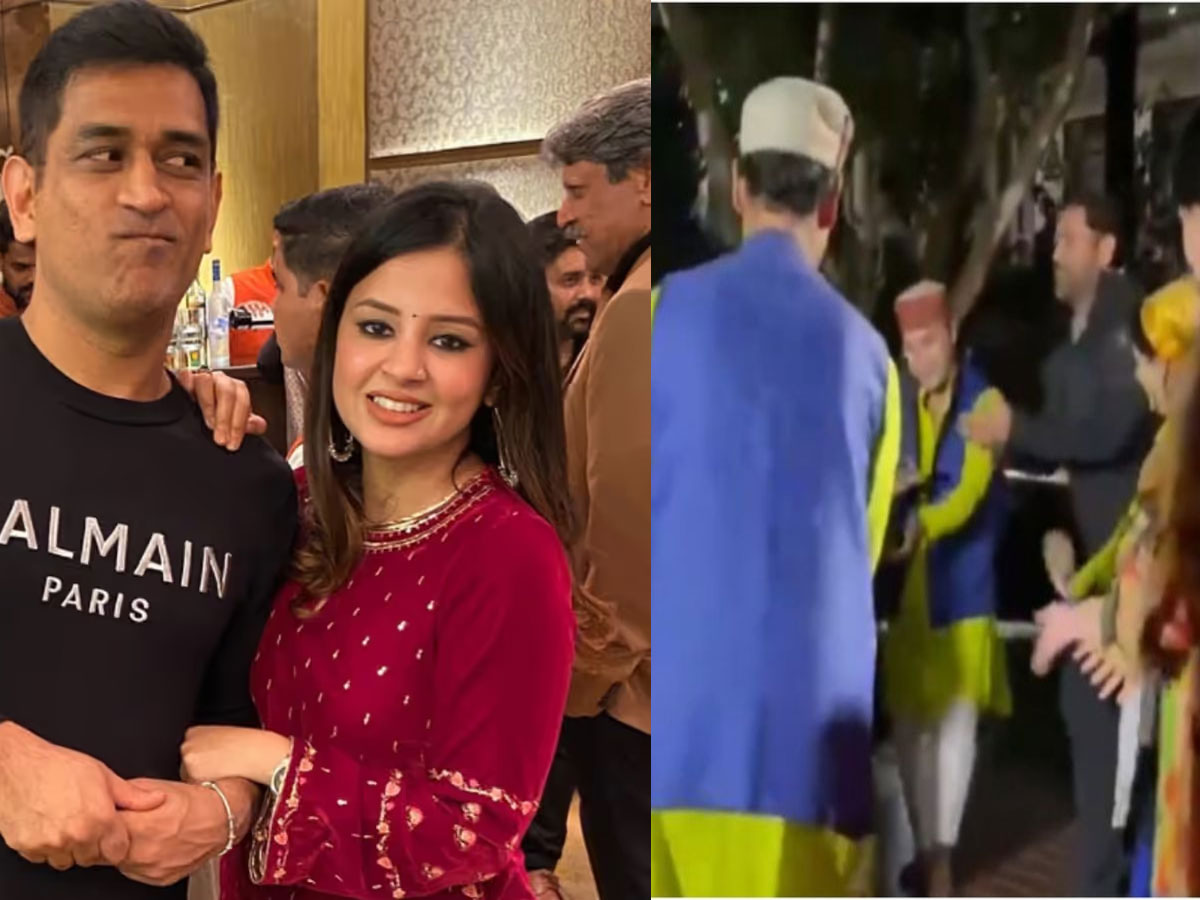 MS Dhoni Sakshi Dance: భార్య సాక్షితో కలిసి ధోనీ డాన్స్…వీడియో వైరల్‌