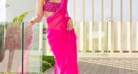 Kriti Sanon: పింక్ శారీలో పరమ్ సుందరి.. పెళ్లిళ్ల సీజన్‌లో వెరీ బిజీ