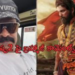 Brahmaji: ఒక్కమాటలో పుష్ప-2 రివ్యూ.. చూడొద్దంటూ ట్వీట్..!