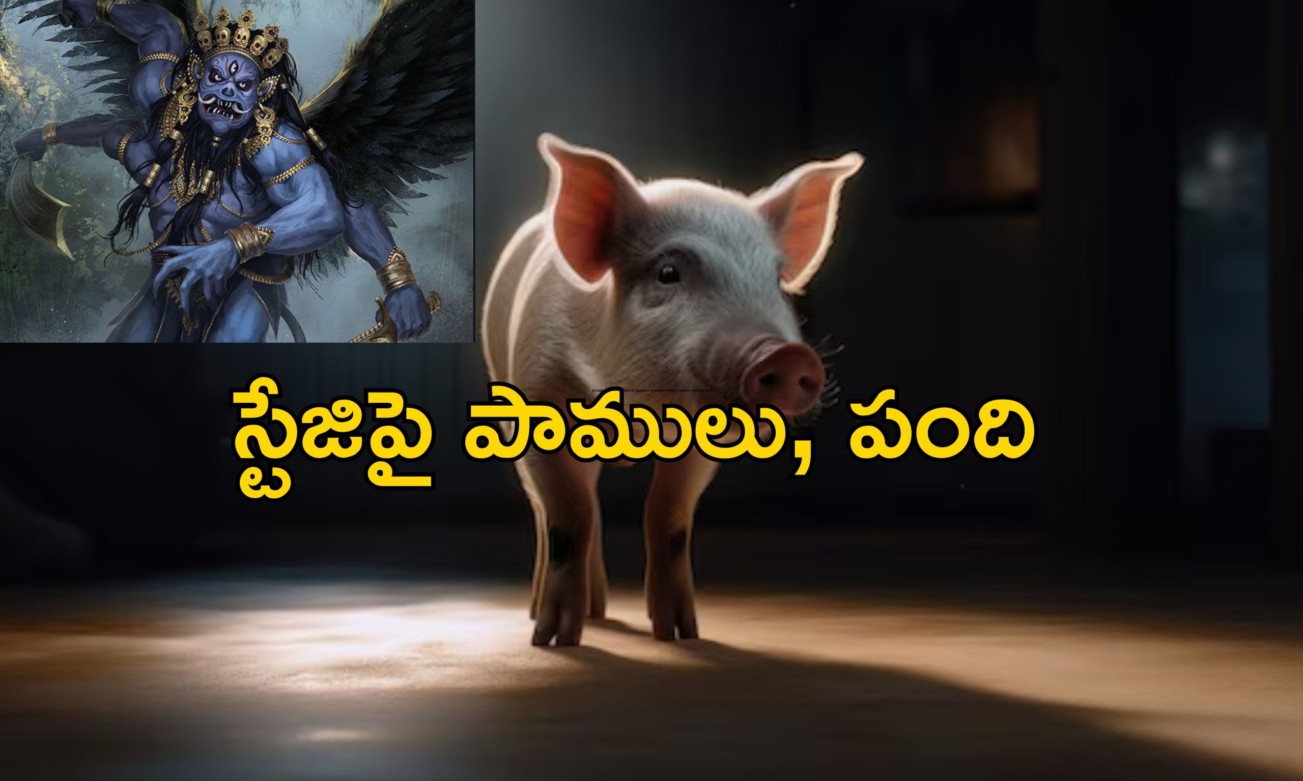 Kill Pig Eat: రంగస్థల నాటకం.. పందిని స్టేజిపై నిజంగా చంపి తిన్న కళాకారుడు.. ప్రేక్షకులు షాక్