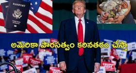 US BirthRight Citizenship: పుట్టుకతో అమెరికా పౌరసత్వం రద్దు చేస్తా.. ట్రంప్ అధికారం చేపట్టాక ఇండియన్స్‌పై కొరడా