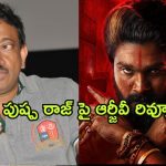Pushpa 2 : ‘పుష్ప 2’ మూవీపై ఆర్జీవీ రివ్యూ