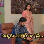 Satyabhama Today Episode : క్రిష్ కు నిజం చెప్పిన సత్య.. మహాదేవయ్యకు షాకివ్వబోతున్న క్రిష్..