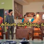 Satyabhama Today Episode : నిజం చెప్పి ఇంట్లో బాంబ్ పేల్చిన క్రిష్.. ఫ్యామిలీ దూరంగా సత్య..