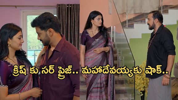 Satyabhama Today Episode : క్రిష్ ను మోసం చేసిన సత్య.. సంజయ్ ట్రాప్ లో సంధ్య..