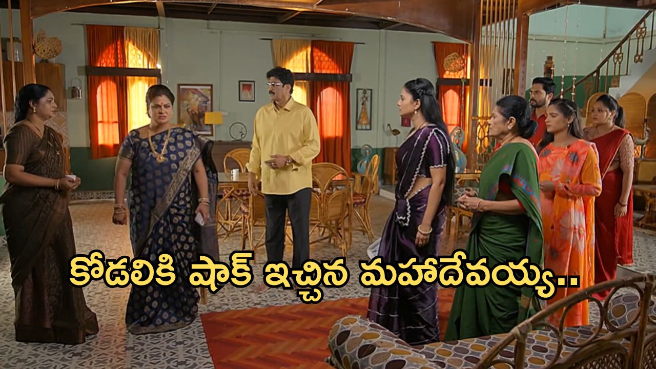 Satyabhama Today Episode : మహాదేవయ్య బెదిరింపులకు లొంగని సత్య.. భైరవికి క్రిష్ సెటైర్లు..