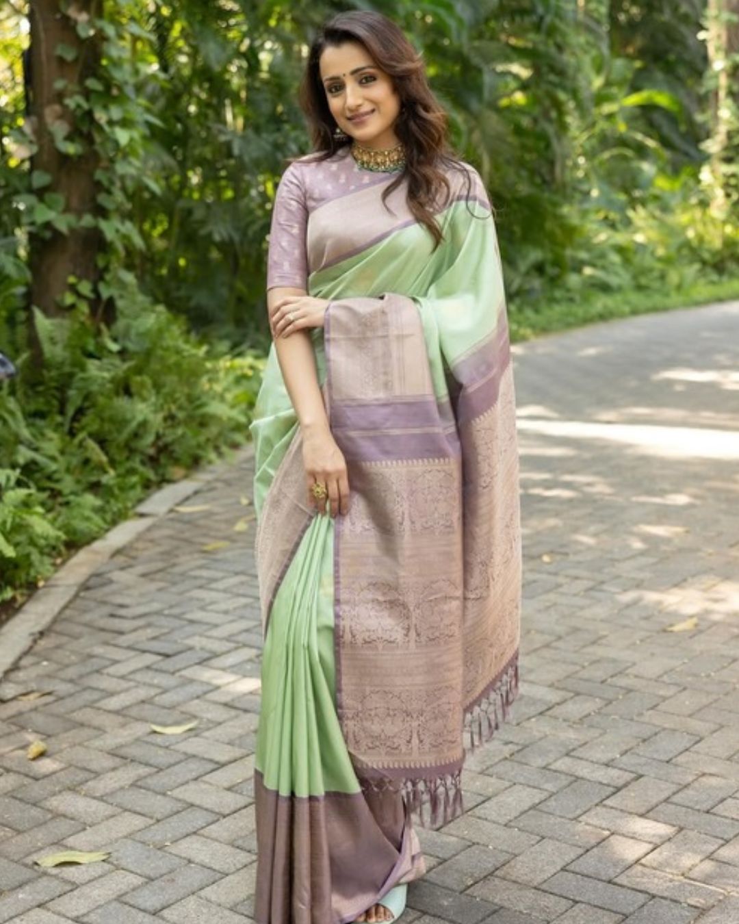 Trisha Krishan: చీరకే అందం తీసుకురావడం అంటే ఇదేనేమో.. దేవతలా ఉందే
