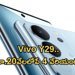 Vivo Y29 : 4 వేరియంట్స్ లో వివో Y29! 8GB RAM + 256GB ధర కేవలం రూ.18,999