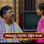 Nindu Noorella Saavasam Serial Today January 15th : ‘నిండు నూరేళ్ల సావాసం’ సీరియల్‌: రామ్మూర్తి దగ్గరకు వెళ్లిన అంజు –  అంజును ఫాలో చేసిన ఘోర