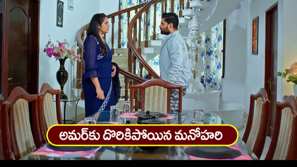Nindu Noorella Saavasam Serial Today January 9th :‘నిండు నూరేళ్ల సావాసం’ సీరియల్‌:  అమర్‌ కు దొరికిపోయిన మను – ఇంట్లోంచి వెళ్లిపోయిన రామ్మూర్తి  