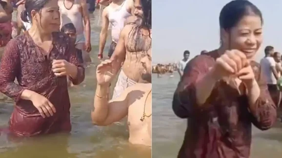 Boxer Mary Kom: కుంభమేళాలోనే  మేరీకోమ్ బాక్స్ంగ్ పంచ్‌ లు !