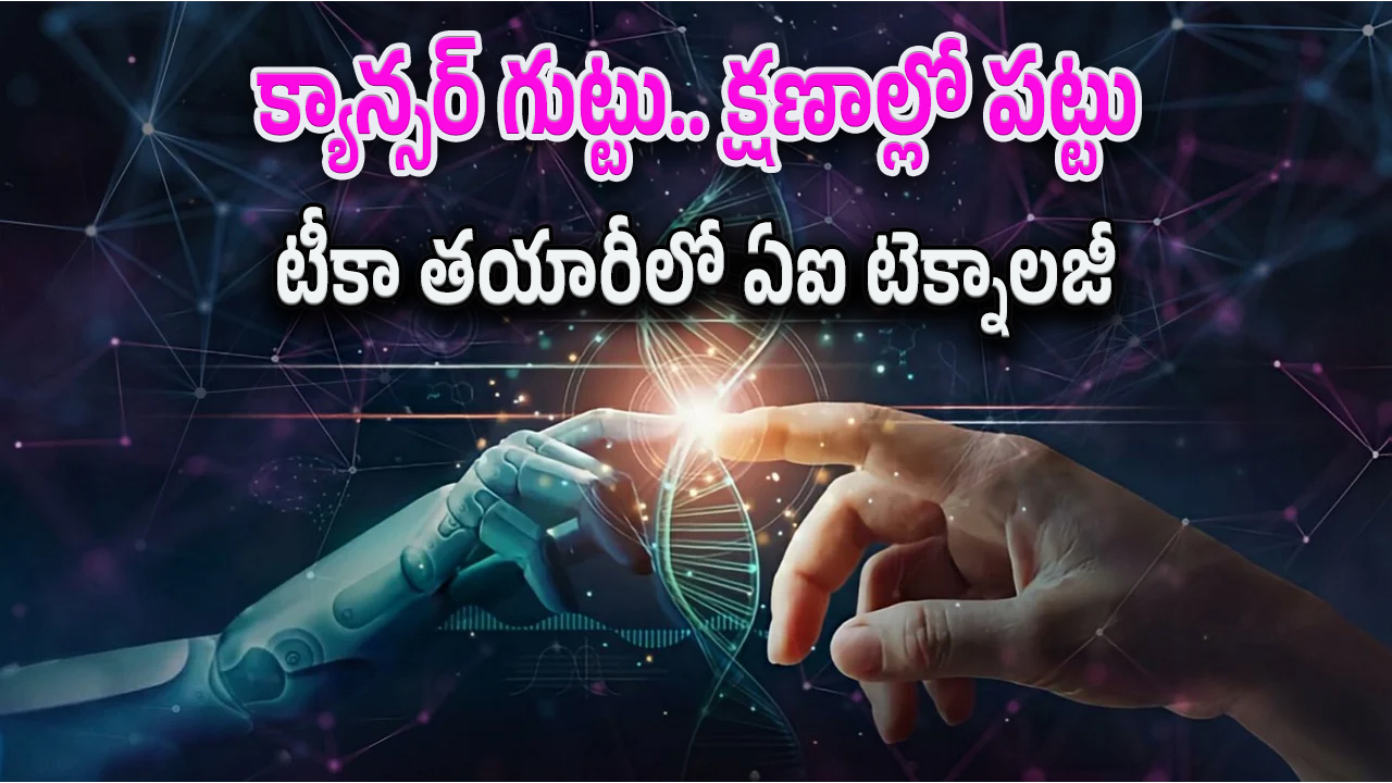 Stargate Venture : ఏఐ టెక్నాలజీ సంచలనం.. క్యాన్సర్‌ని గుర్తించిన 48 గంటల్లోనే టీకా తయారీ..