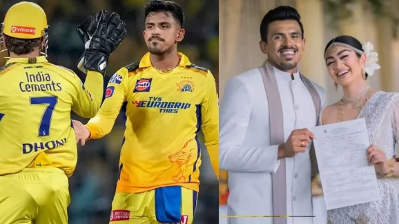 Maheesh Theekshana: పెళ్లి చేసుకున్న మాజీ చెన్నై ప్లేయర్.. ఫోటోలు వైరల్