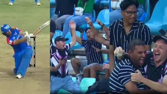 SA20 League: లక్ అంటే ఇదే.. అభిమాని అద్భుత క్యాచ్.. రూ.90 లక్షల రివార్డ్