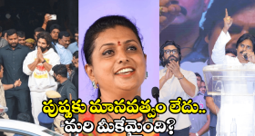 Roja on Pawan Kalyan: పుష్పకు నీతులు.. గేమ్ ఛేంజర్‌‌‌‌కు సూక్తులు.. కుదరదంటున్న వైసీపీ!