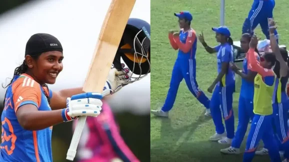 U-19 T20WC: సెంచరీ చేసి  చరిత్ర సృష్టించిన గొంగడి త్రిష.. టీమిండియా మరో విజయం !