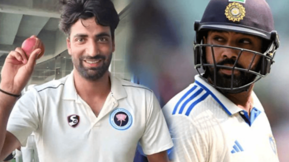 Umar Nazir: ఎవర్రా ఈ ఉమర్… రోహిత్-రహానేలకు చుక్కలు చూపించిన 6 అడుగుల బుల్లెట్ !