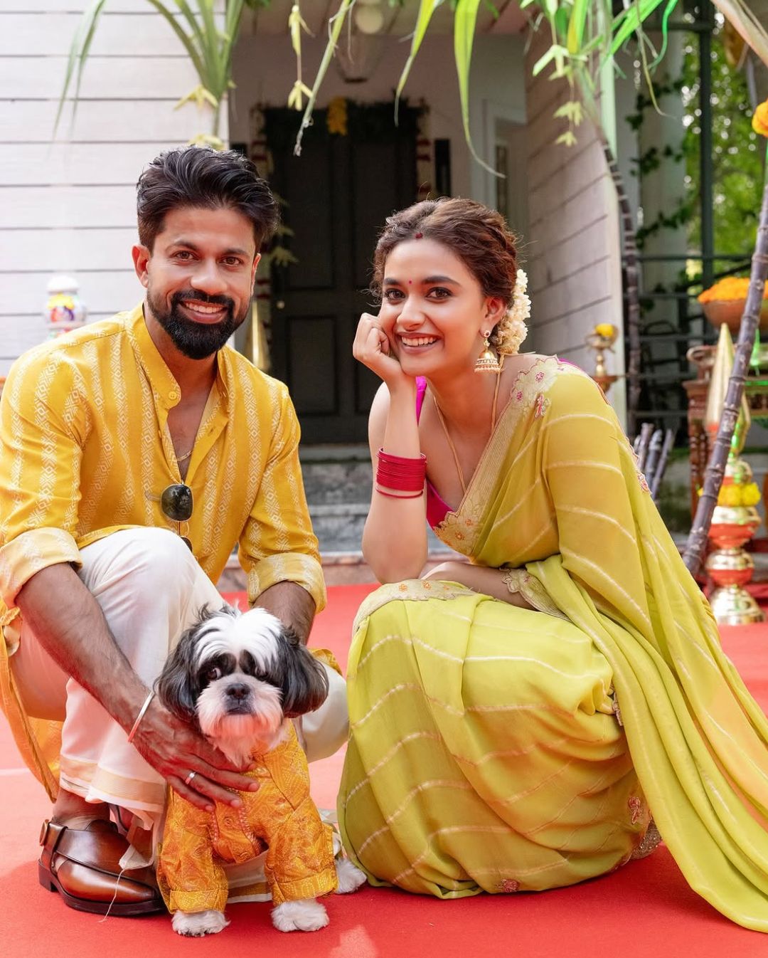 Keerthy Suresh: పెళ్లి తర్వాత మొదటి సంక్రాంతి.. భర్తతో కీర్తి హ్యాపీ మూమెంట్స్