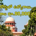 Supreme Court Recruitment: కోర్టులో జాబ్స్.. వీళ్లందరూ అర్హులే..!! జీతం ఏడాదికి.. రూ.9,60,000