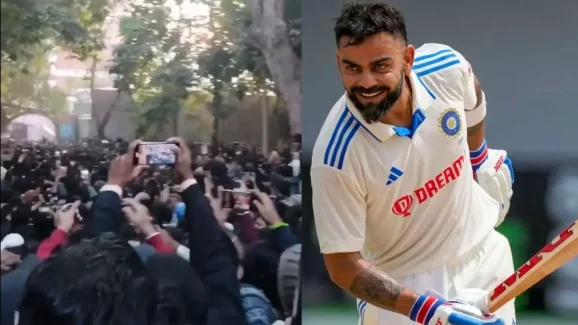 Virat Kohli: కోహ్లీ కోసం 2 కిమీ లైన్.. RCB అంటూ నినాదాలు.. గూస్ బంప్స్ రావాల్సిందే!