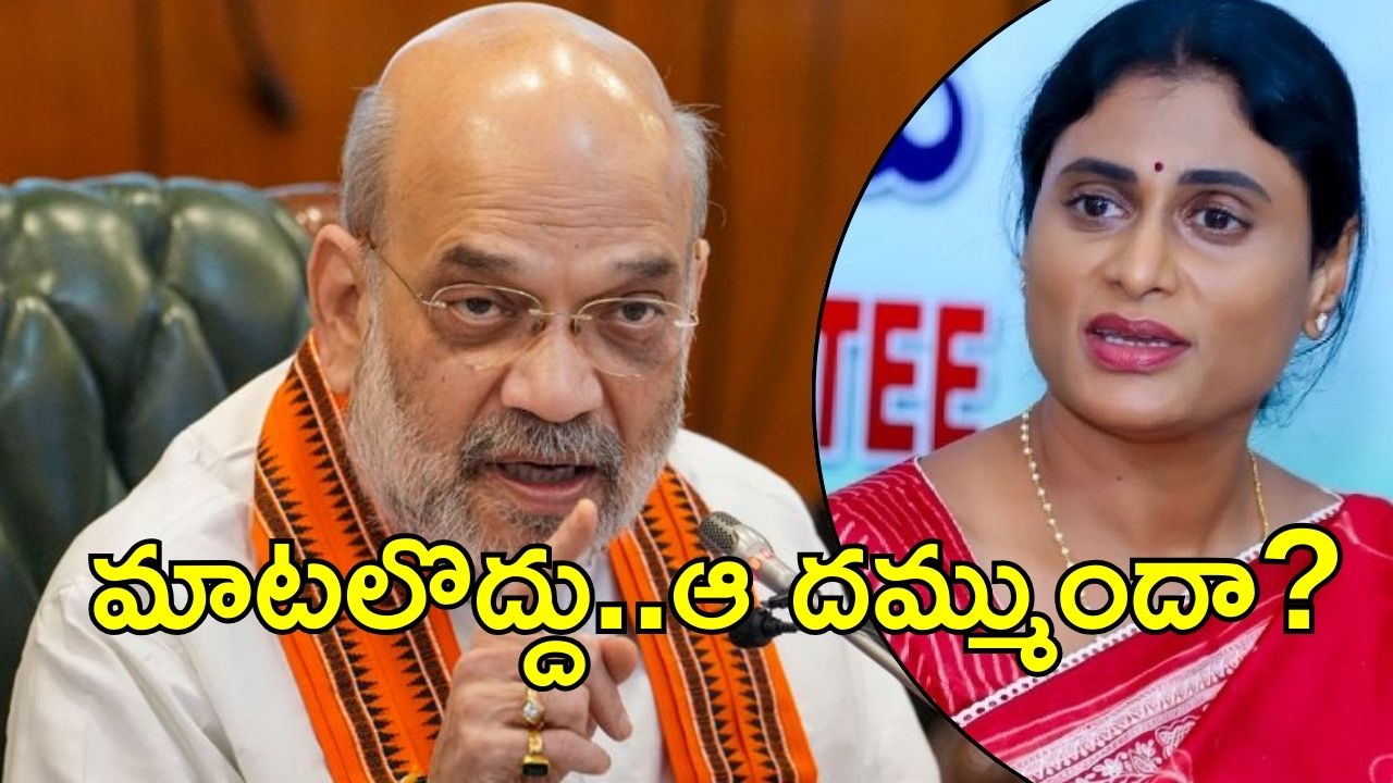 Sharmila on Amit Shah: అమిత్ షాపై షర్మిల రుసరుస.. ఊసరవెల్లి మాటలొద్దు, దర్యాప్తుకు సిద్ధమేనా?
