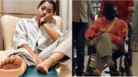 Rashmika mandanna: వీల్ చైర్ లో స్టార్ హీరోయిన్.. ఆందోళనలో అభిమానులు..!
