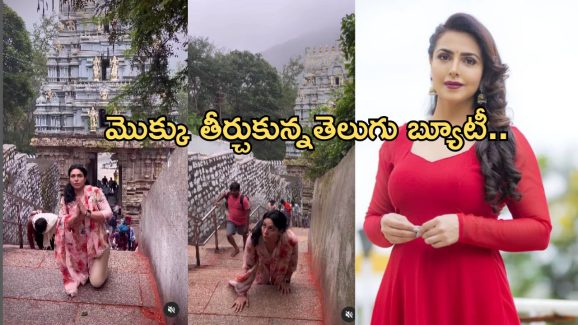 Tollywood Actress: ముక్కోటి ఏకాదశి సందర్భంగా మోకాళ్లతో స్వామిని దర్శించుకున్న హీరోయిన్.. ఎవరంటే..?