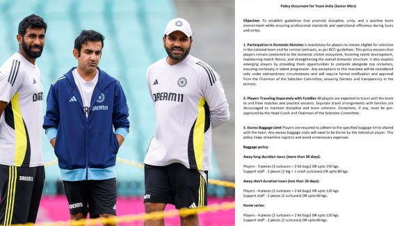 BCCI Rules-Team India: టీమిండియా ప్లేయర్లకు 10 కొత్త రూల్స్‌ పెట్టిన BCCI..షూట్స్,VIP కోటా రద్దు !