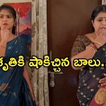 Gundeninda GudiGantalu Today episode: శృతి మాటలకు బాలు సీరియస్.. ప్రభావతికి దిమ్మతిరిగే షాక్..
